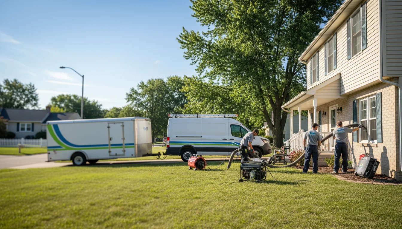 Flooded Basement Restoration And Cleanup With Repair in Rushville, NY near me